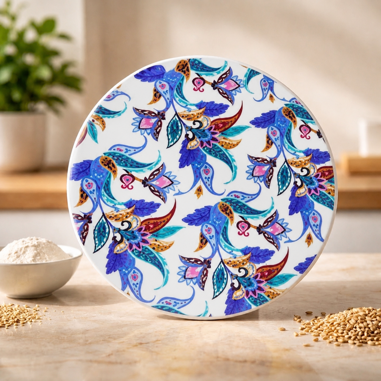 Marble Chakla  For Kitchen | Stonex Handicraft