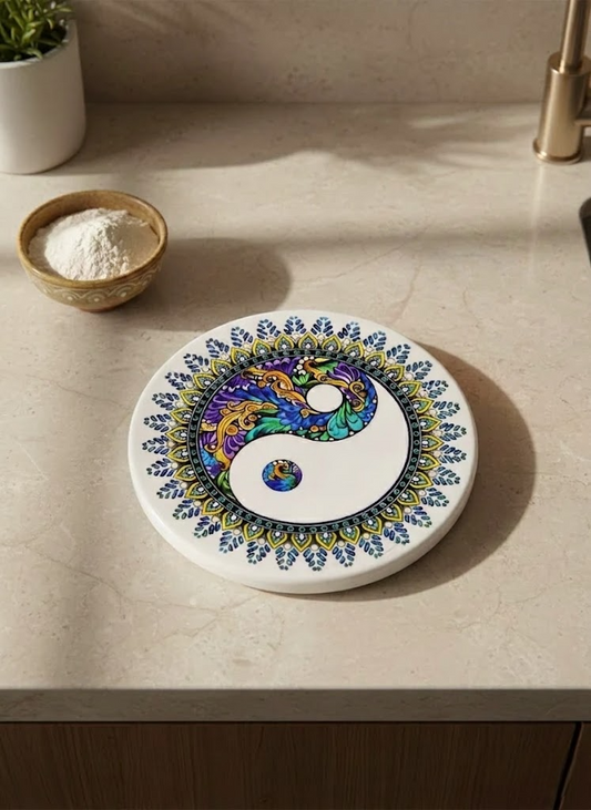 Marble Chakla  For Kitchen | Stonex Handicraft