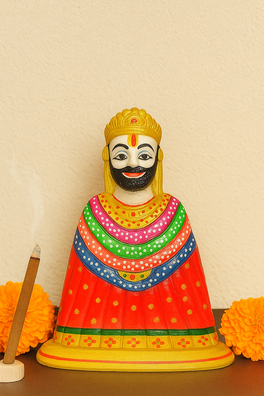 Handcrafted Marble Khatu Shyam Murti