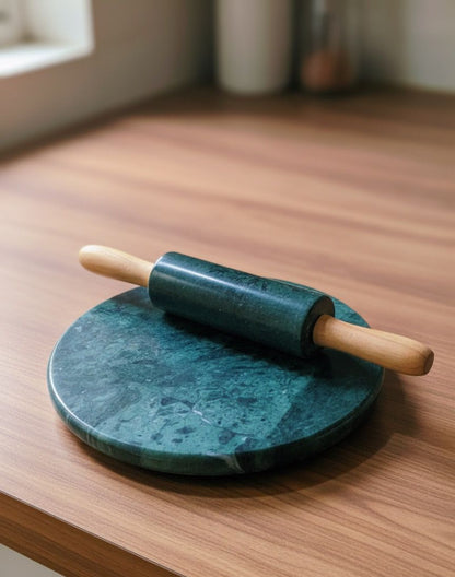 Marble Chakla Belan Set For Kitchen