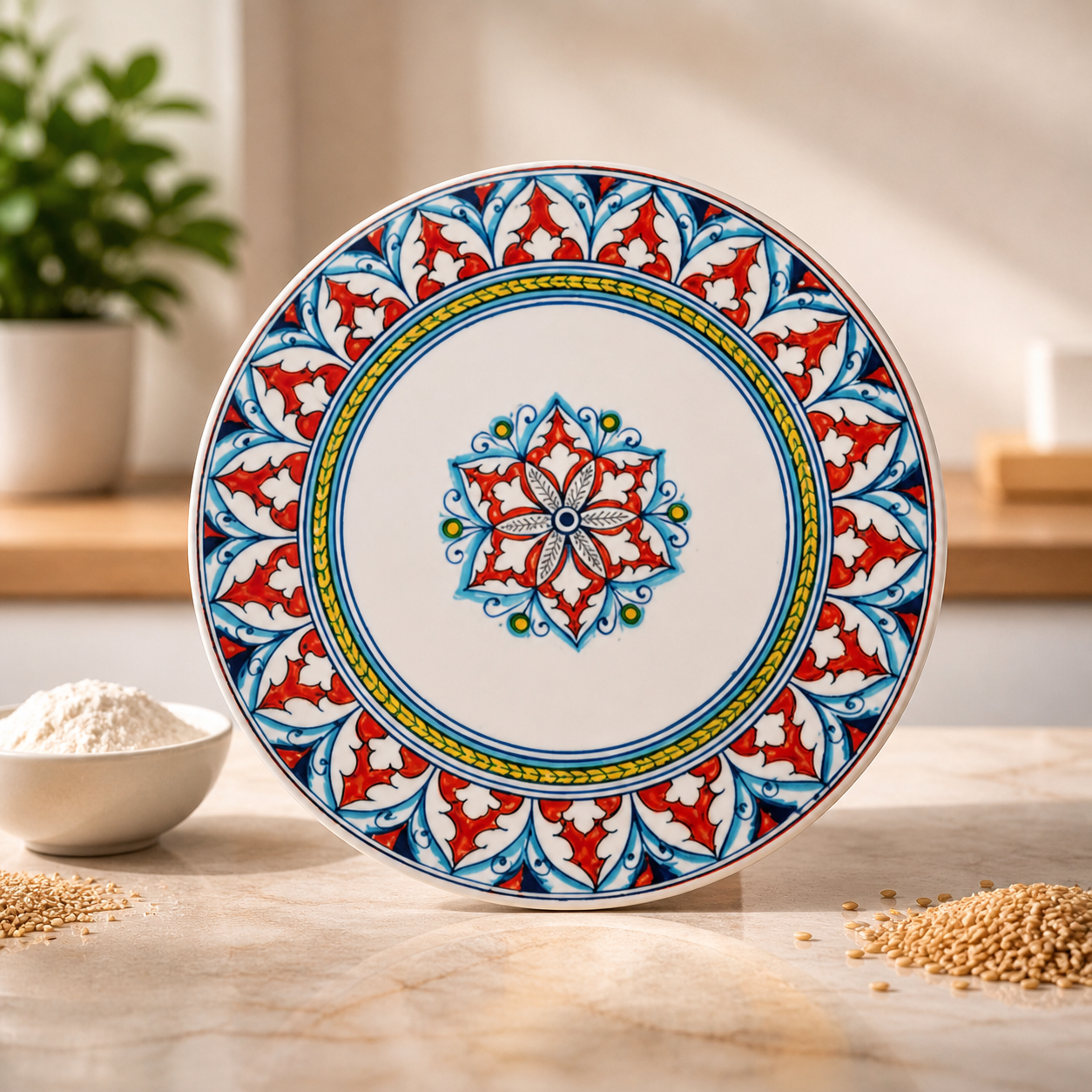 Marble Chakla  For Kitchen | Stonex Handicraft