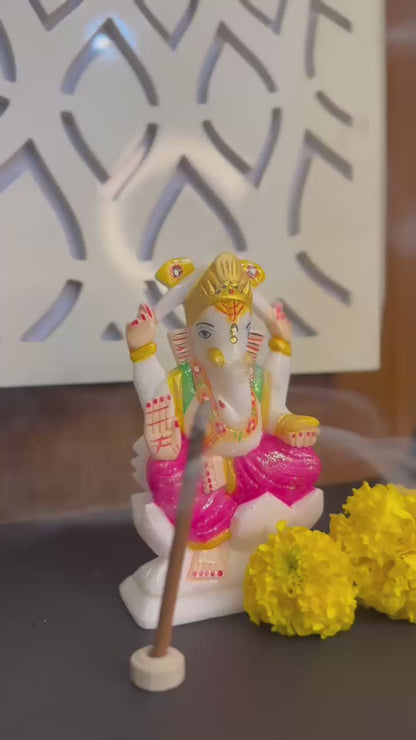 Handicrafted Marble Lord Ganesha